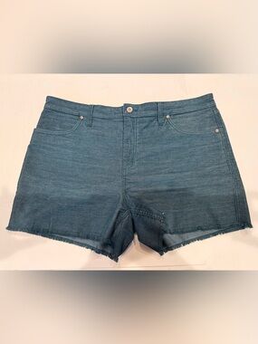 Women's Teal Corduroy Shorts
